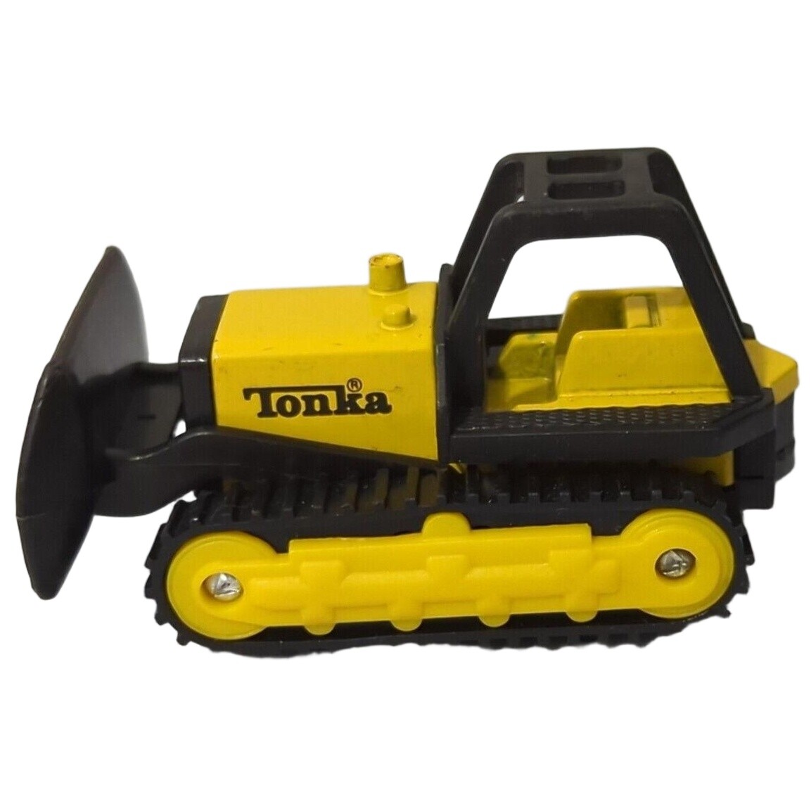 Vintage Tonka Bulldozer Diecast Dozer Construction Equipment Vehicle Yellow 1994
