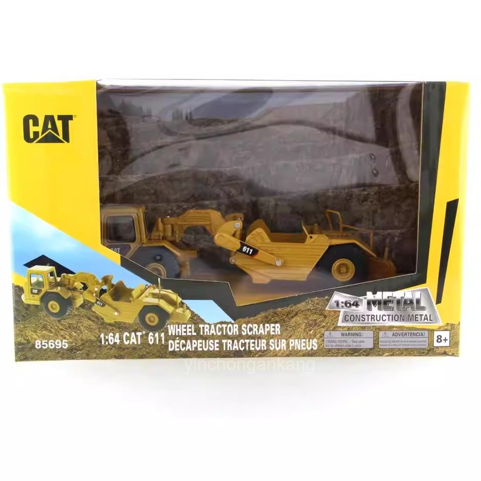 Diecast Masters 85695 – Caterpillar CAT 611 Wheel Tractor Scraper 1:64