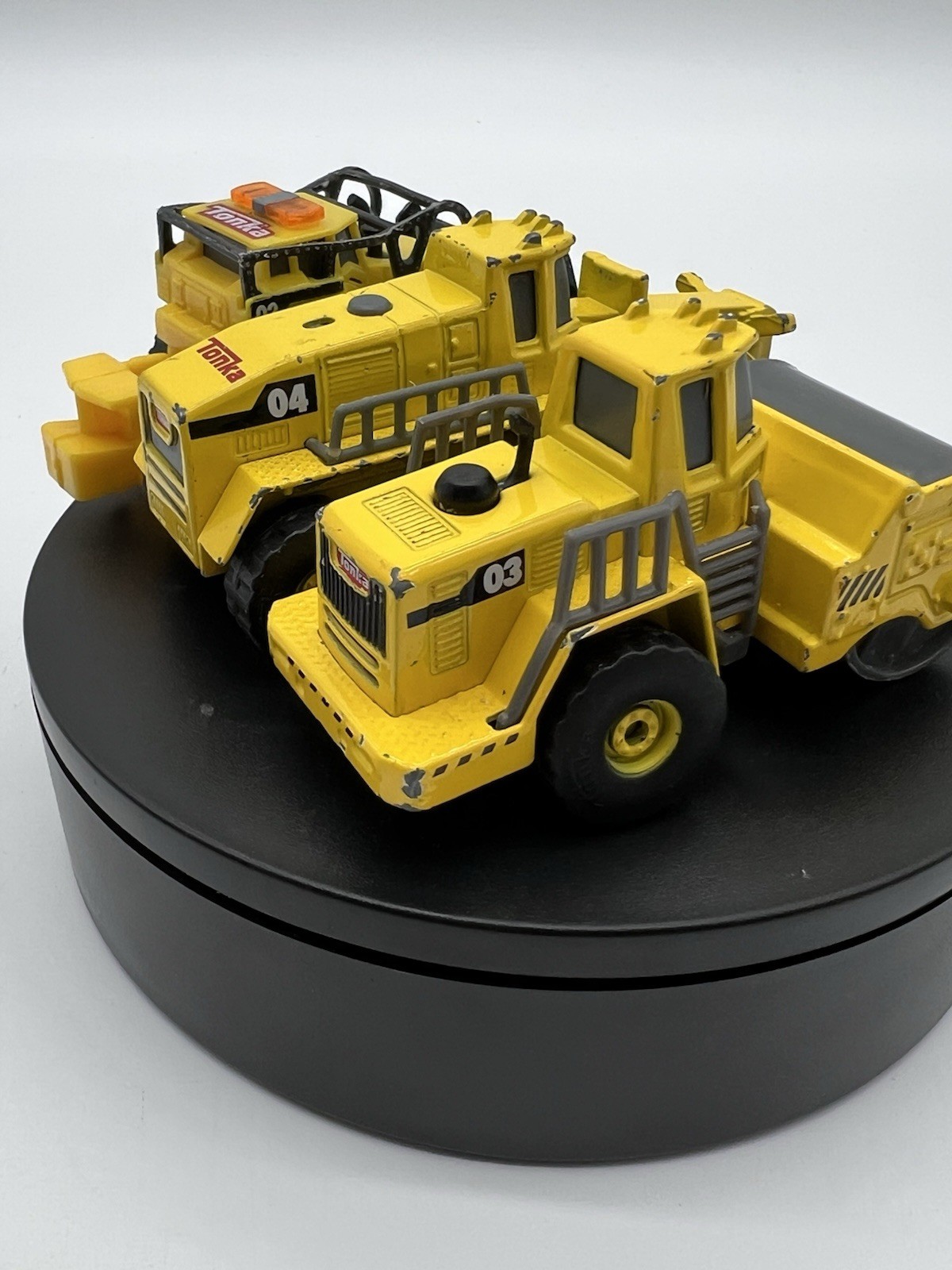 Lot of 3 Tonka Real Tough 2016 Diecast Construction Crew Road Equipment 1:64