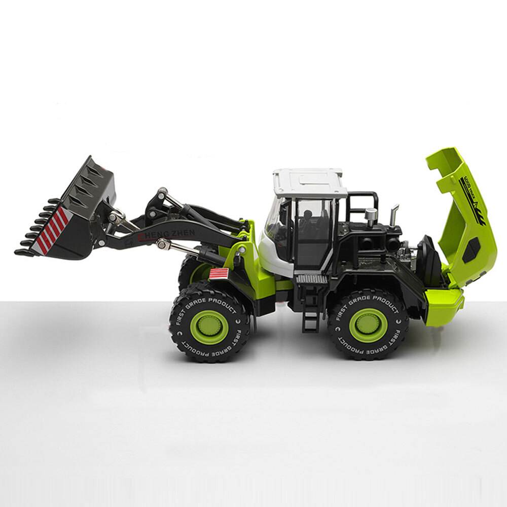 8.3″ Loader Tractor Bulldozer Construction Vehicle Diecast Model Toy Truck Green