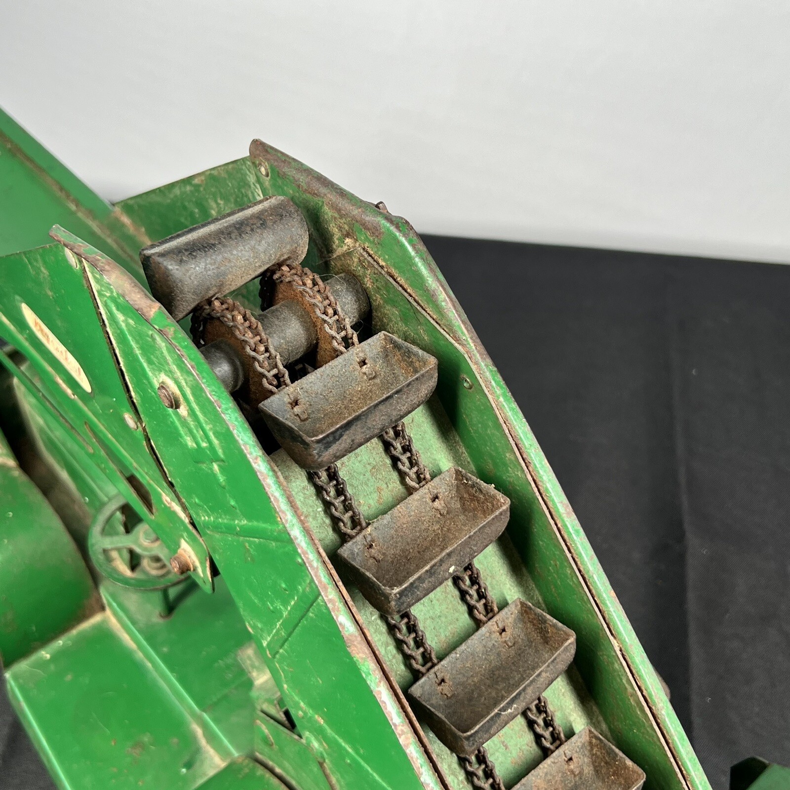 VTG Model Toys Doepke Barber Greene Back Loader Pressed Steel Conveyor