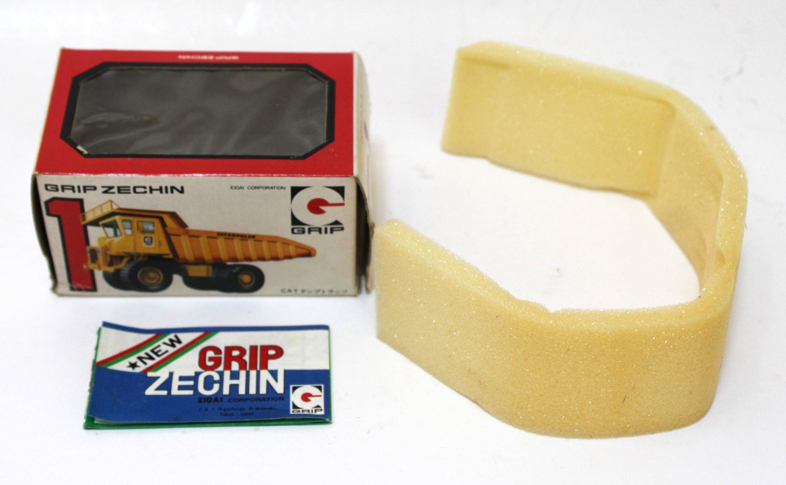 Vintage Edai Grip Zechin #1 Caterpillar 769B Dump Truck NM Boxed Japan 1:98