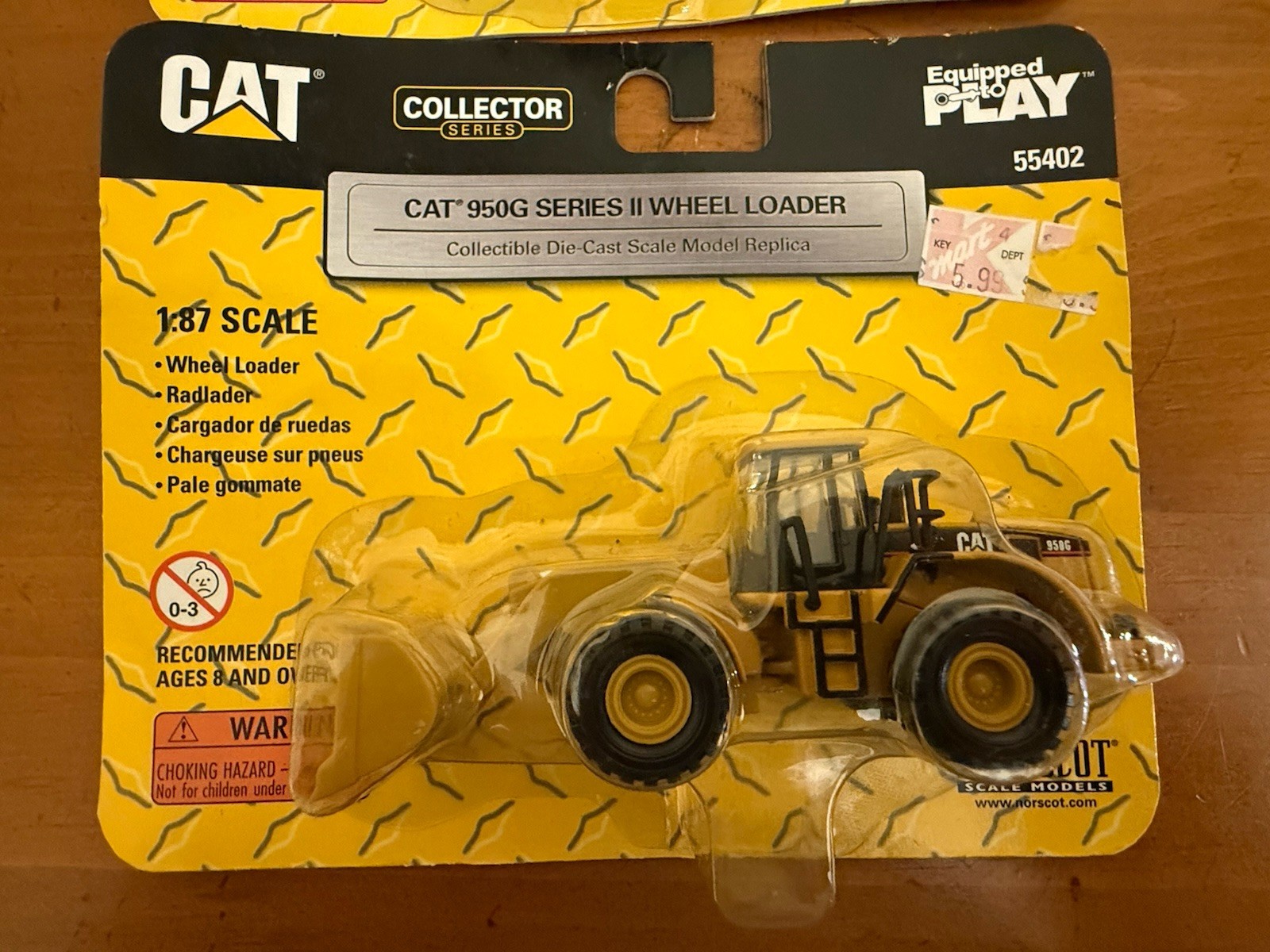2 Norscot CAT D5M TRACK-TYPE TRACTOR & 950G Wheel Loader 1:87 Diecast 2005 NEW