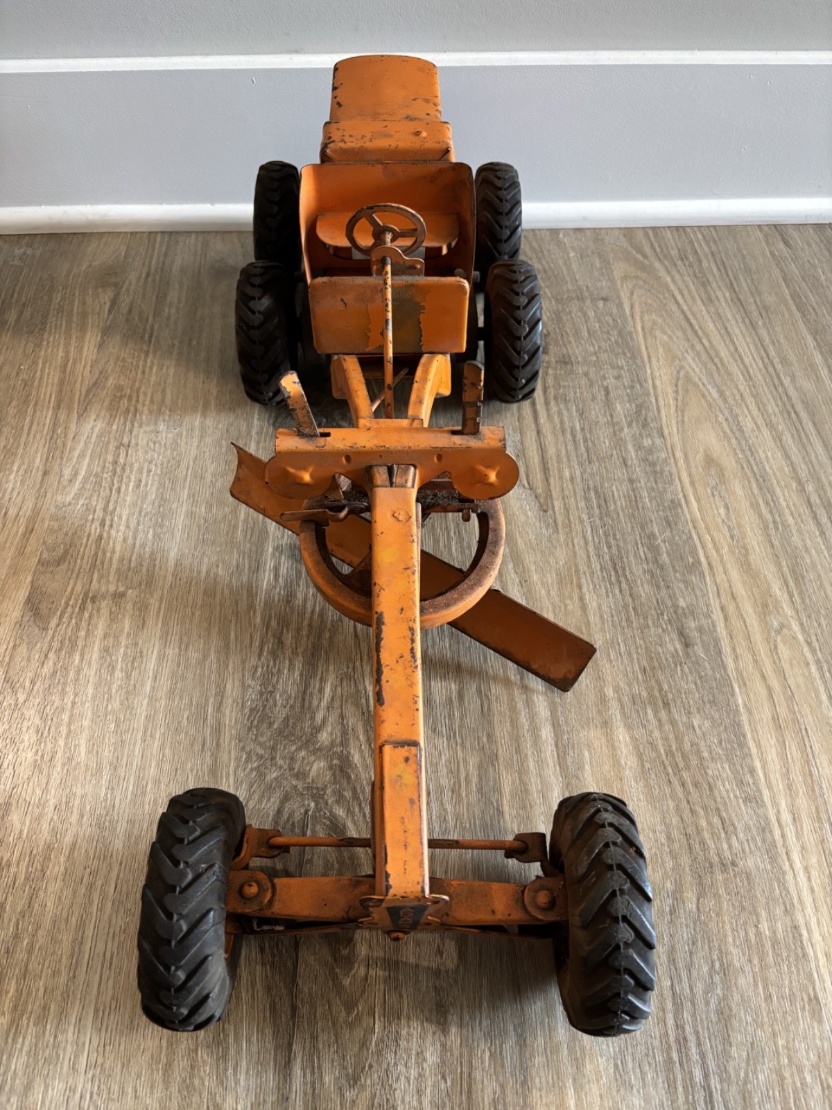 Vintage Doepke Model Toys Adams Road Grader Diesel Motor Steel 1950’s