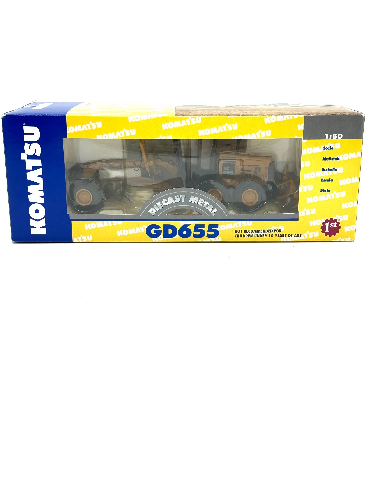 Komatsu GD655 Motorgrader By First Gear 1/50th Scale