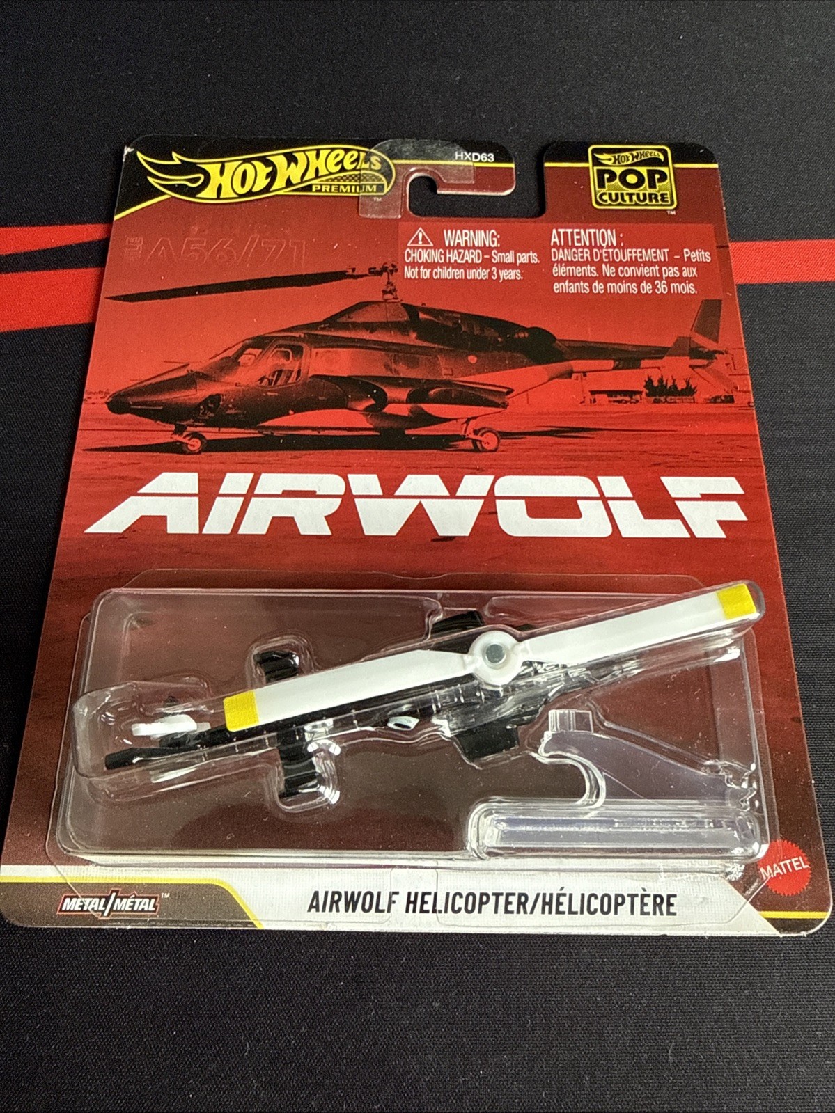 Hot Wheels 2025 Premium – Pop Culture – Airwolf Helicopter