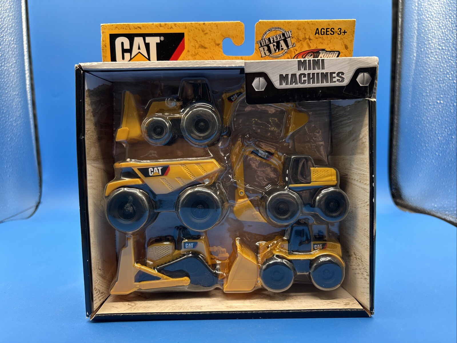 New In Box CAT Mini Machines Toy Set – Pack of 4