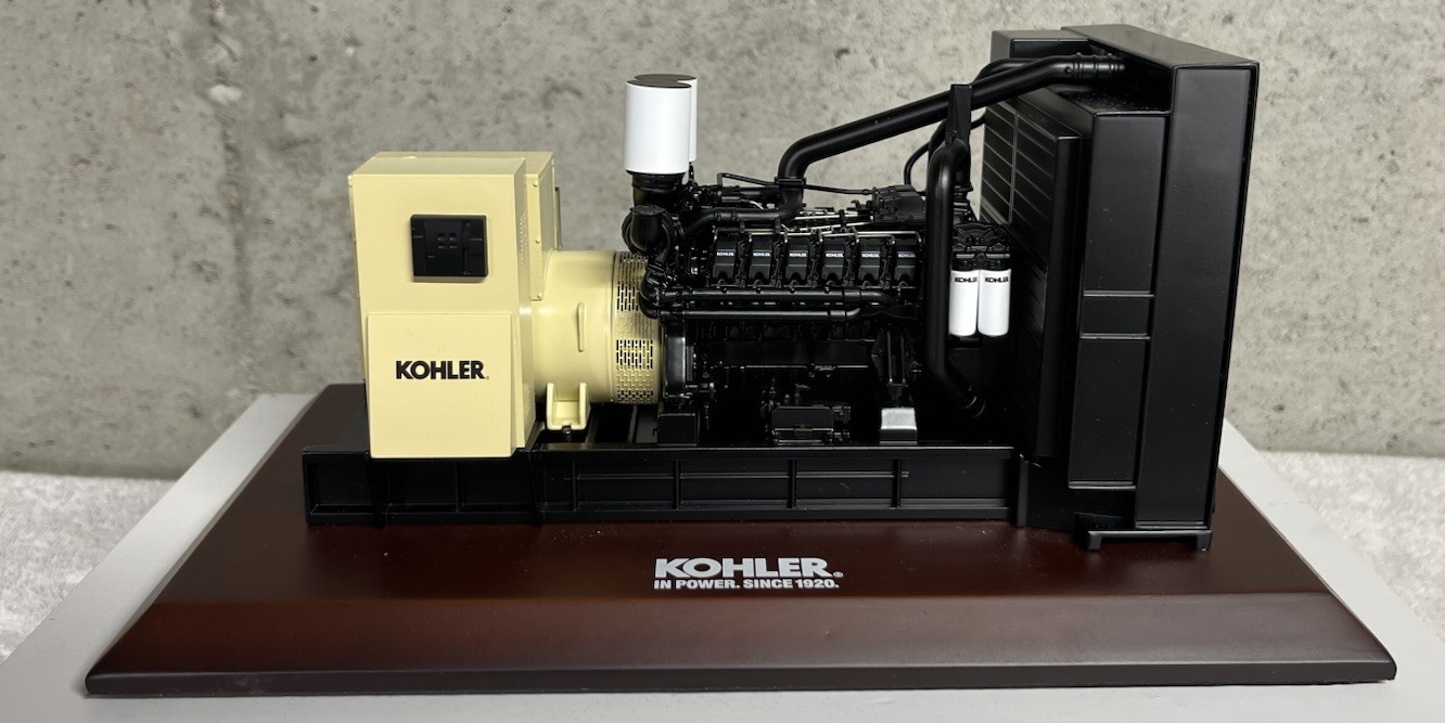 1:20 KOHLER SDMO Diesel Generator Set Construction Machinery Diecast Model IOB