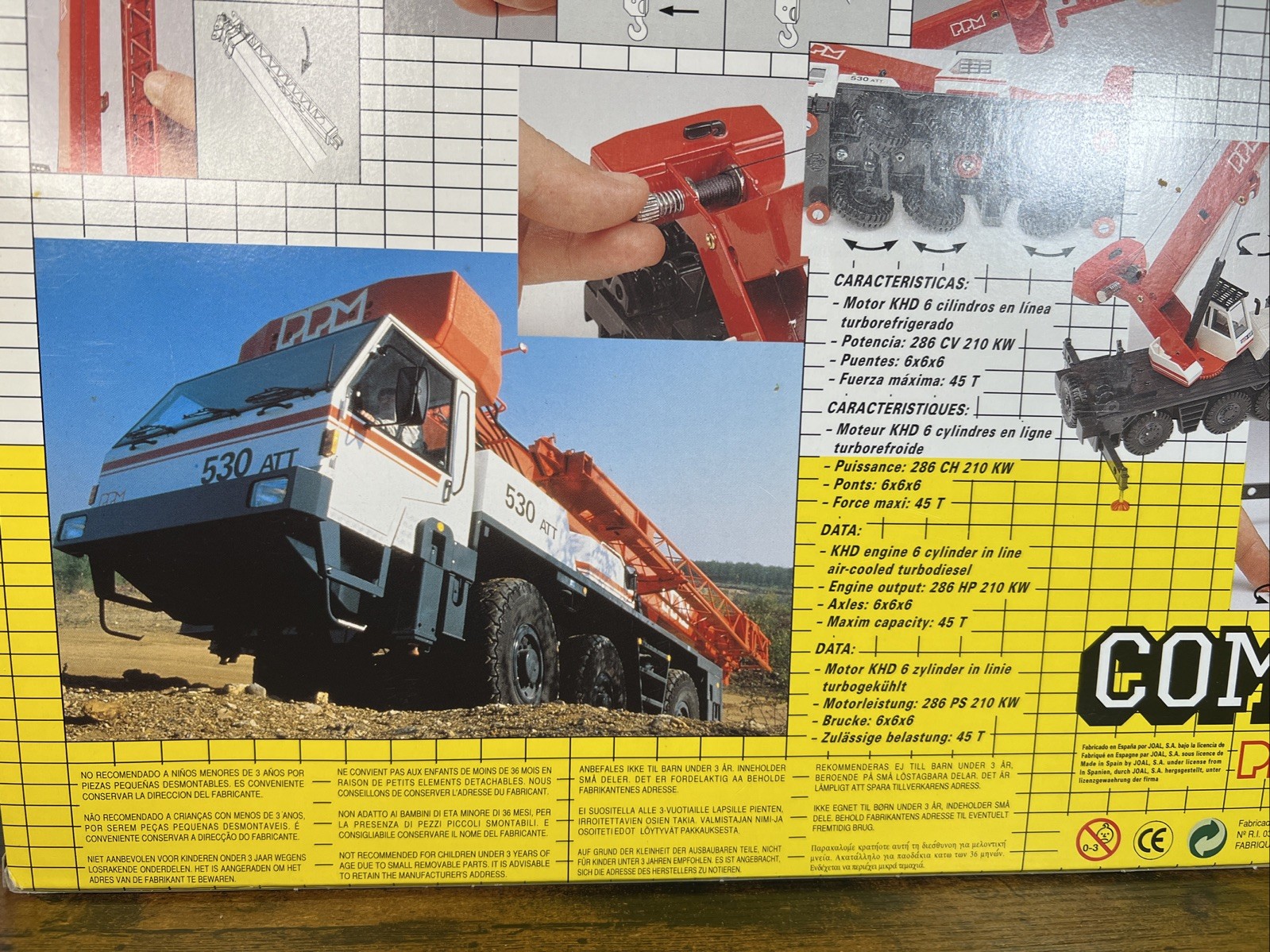 Joal Metal Die Cast Compact Terex Crane (PPM530 ATT)