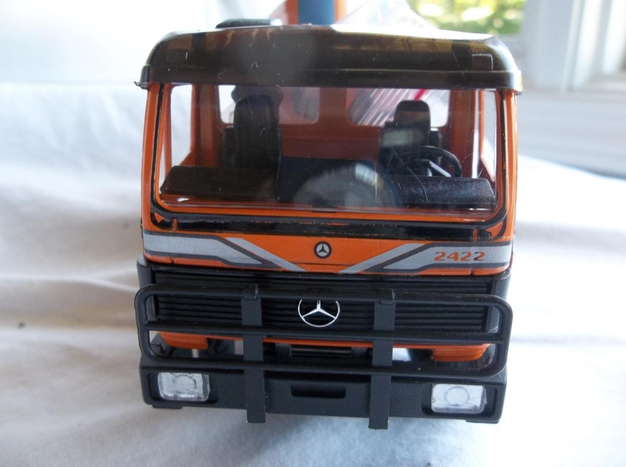 NIB NZG Mercedes Benz 2422B Betonmischer 6×4 Cement Mixer Diecast Orig Box 1:43