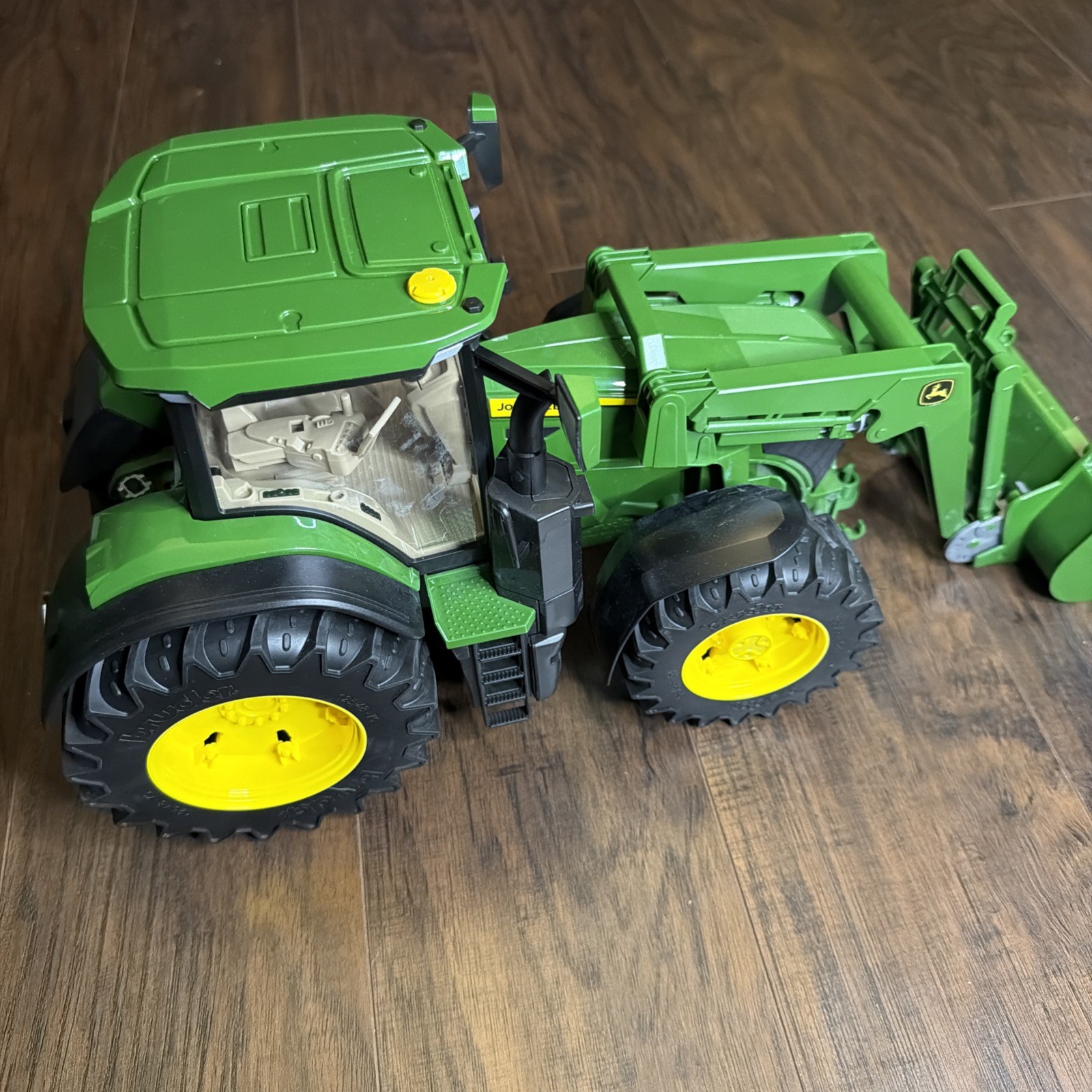 Bruder John Deere 7R 350 Tractor w/ Front Loader 1:16 Scale Farm Toy SEE PICTURE