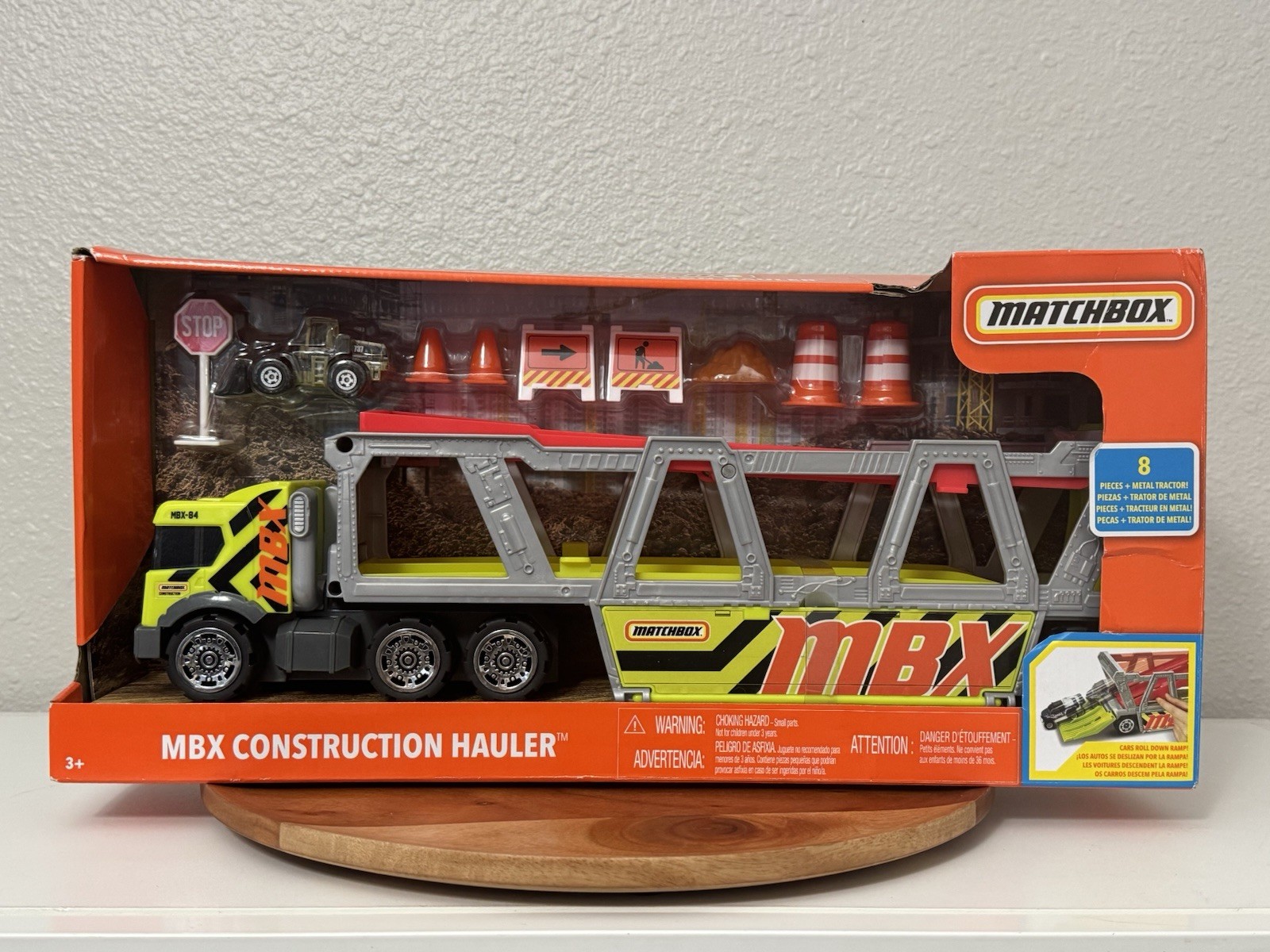 Matchbox MBX Construction Hauler Set w/5 Pack MBX Construction II Cars New