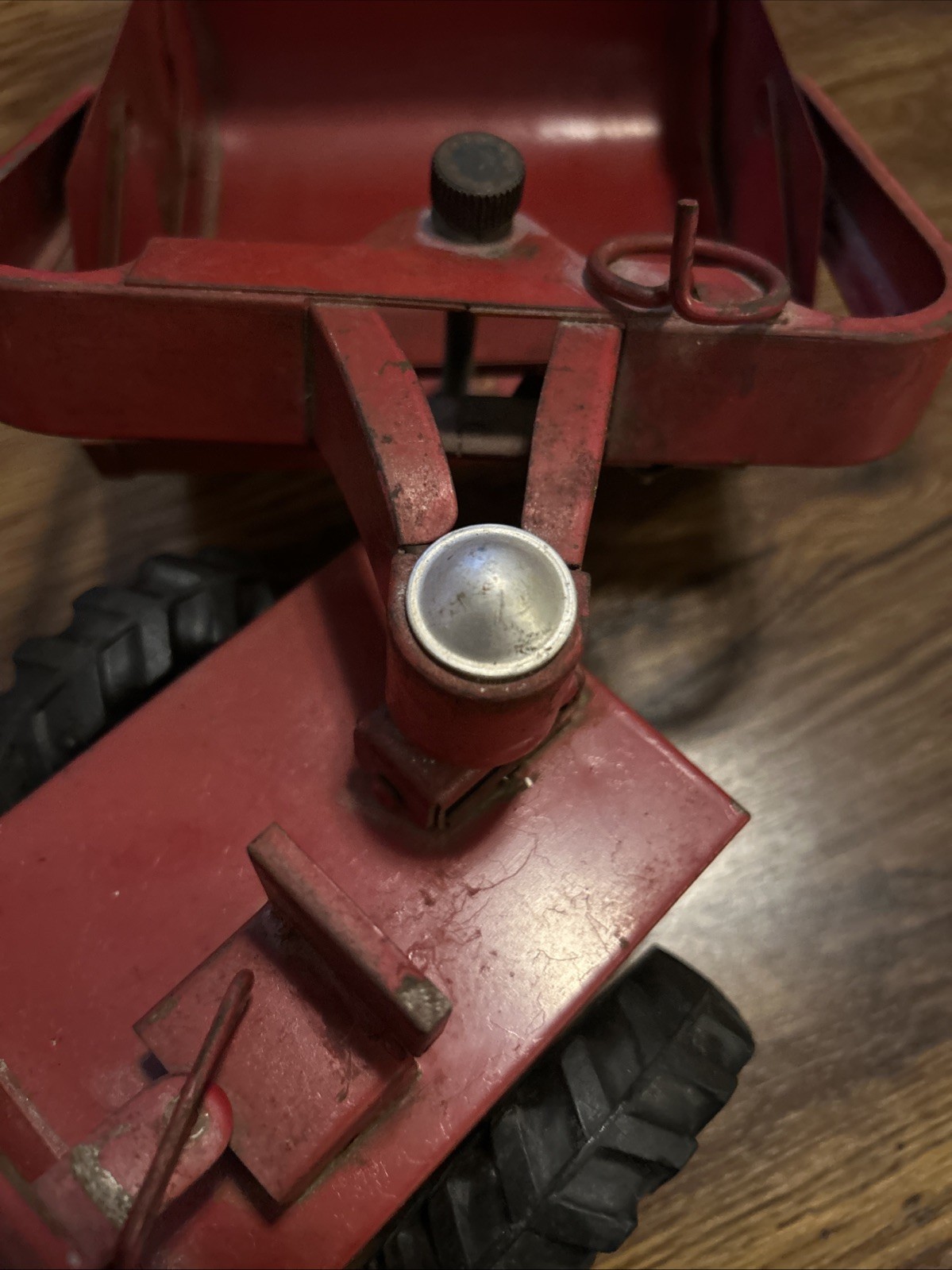 Vintage Original 1950’s Structo Toys Red Structo Scraper Construction Toy
