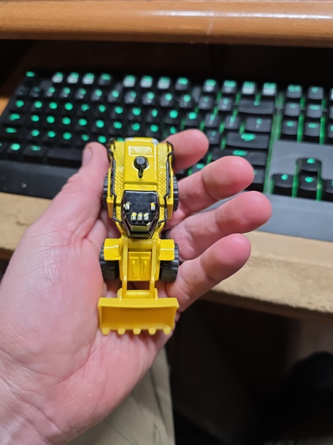 Tonka Diecast Front End Loader, Metal / Plastic Loose VGUC