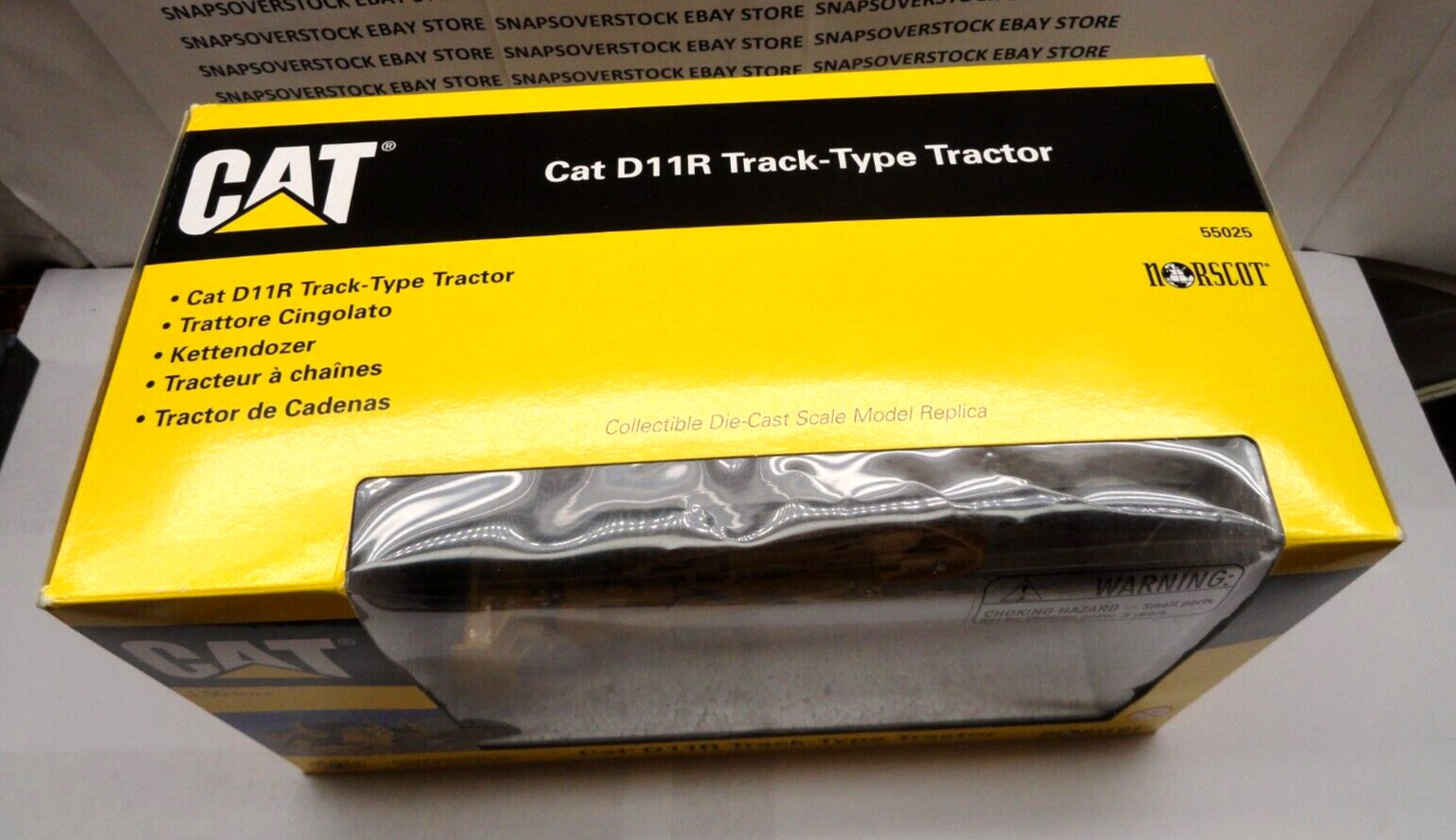 1999 NORSCOT CAT D11R BULLDOZER WITH RIPPER #55025, 1/50TH SCALE DIE-CAST, VHTF