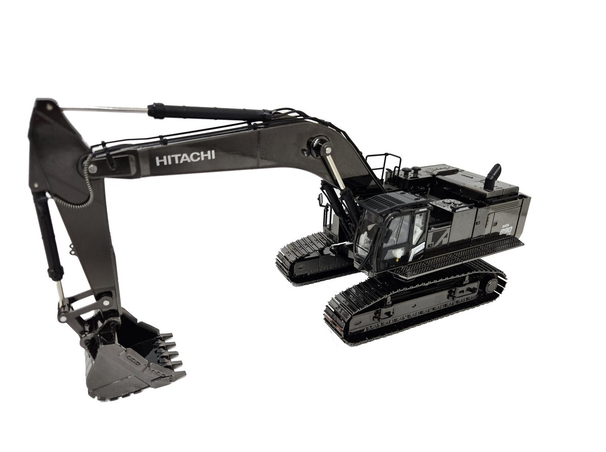 Hitachi Construction Machinery Hydraulic Excavator ZX890LCH-7 Gunmetal 1/50 New