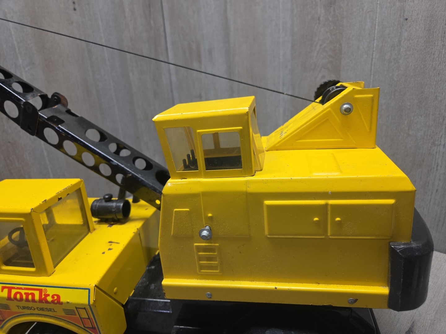 1970’s Tonka Turbo Diesel MR-970 Crane (Missing Clam)