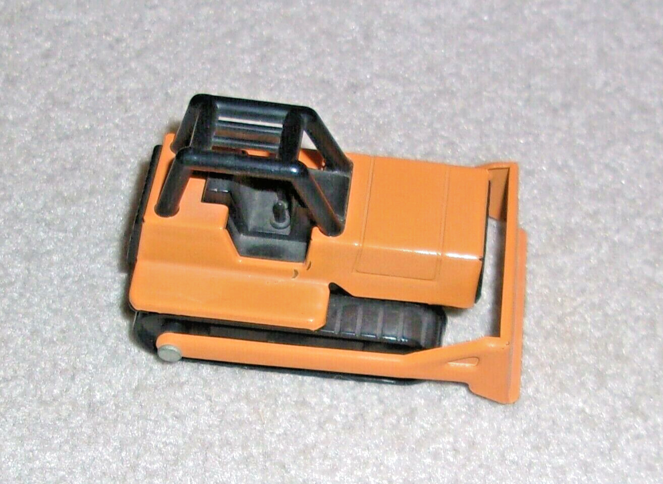 VINTAGE BUDDY L METAL BULLDOZER CONSTRUCTION ORANGE ESTATE DIE CAST 70s 80s