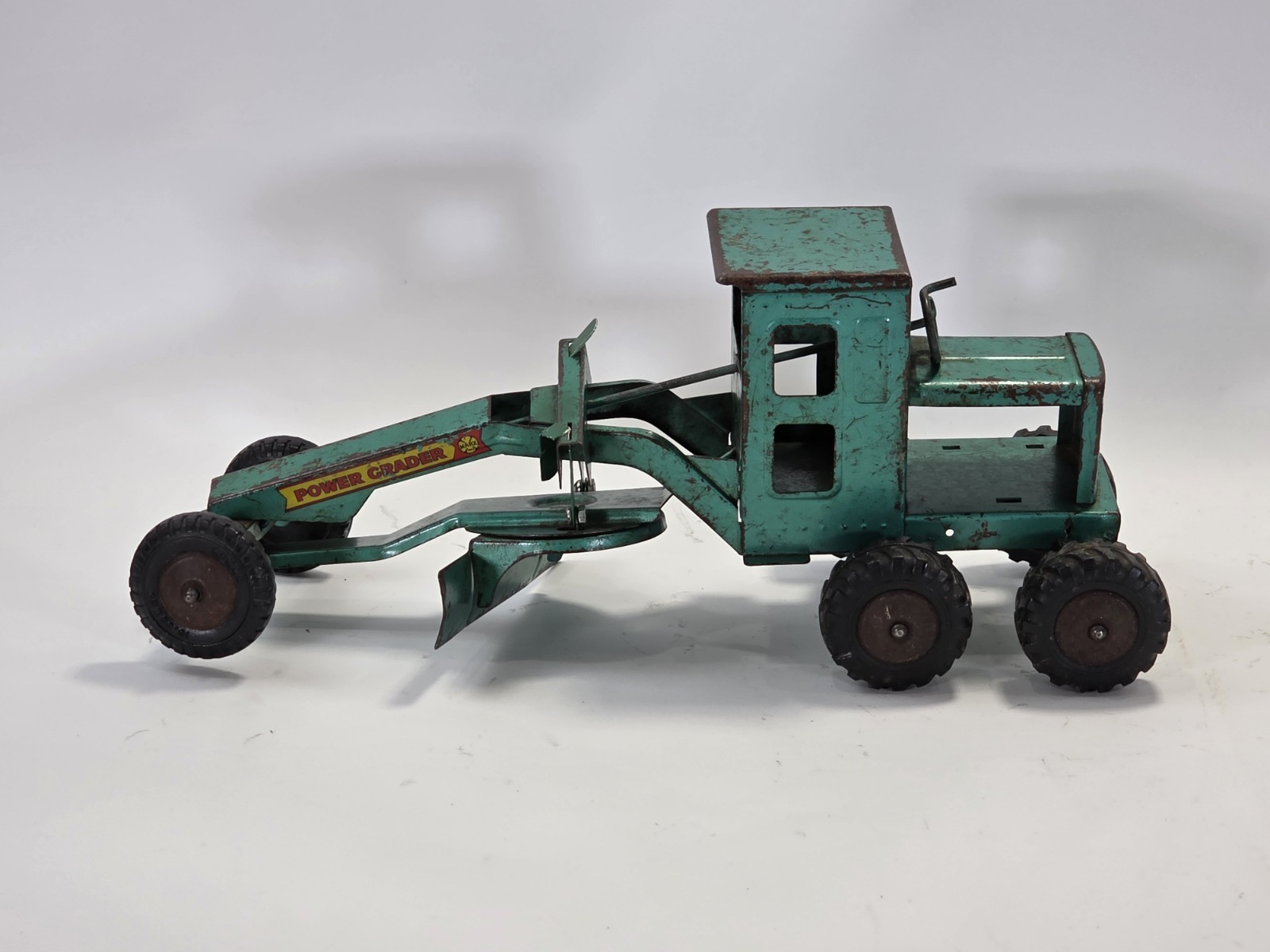 Vintage 1950’s Marx, Power Grader, Steel Toy, Good Condition, Green