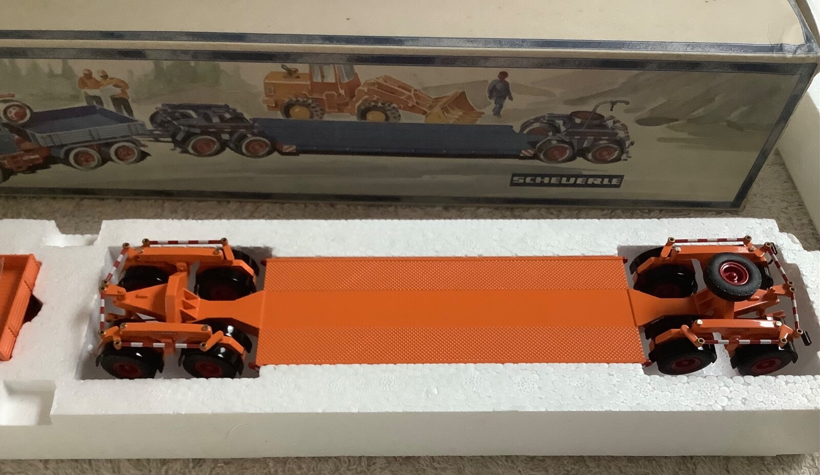 NZG #462 KAELBLE TYP 22 Z 8 T TRUCK & SCHEUERLE TRAILER 1:50 SCALE New In Box