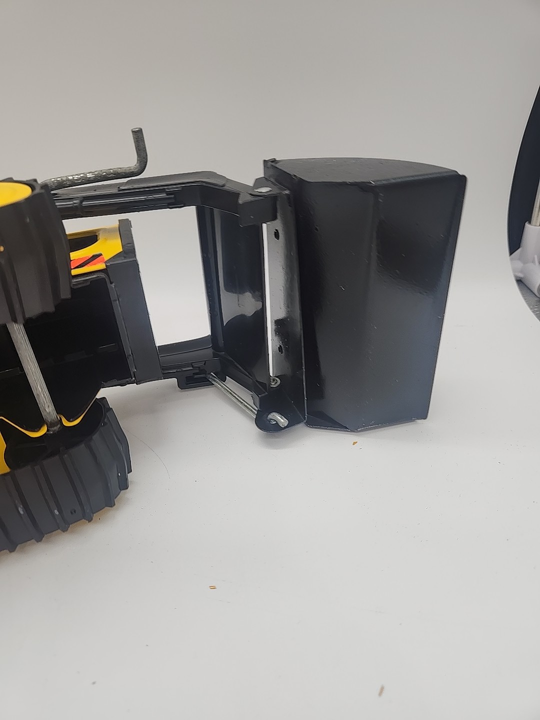 Vintage Tonka Pressed Steel Backhoe Loader Excavation Toy Yellow Construction