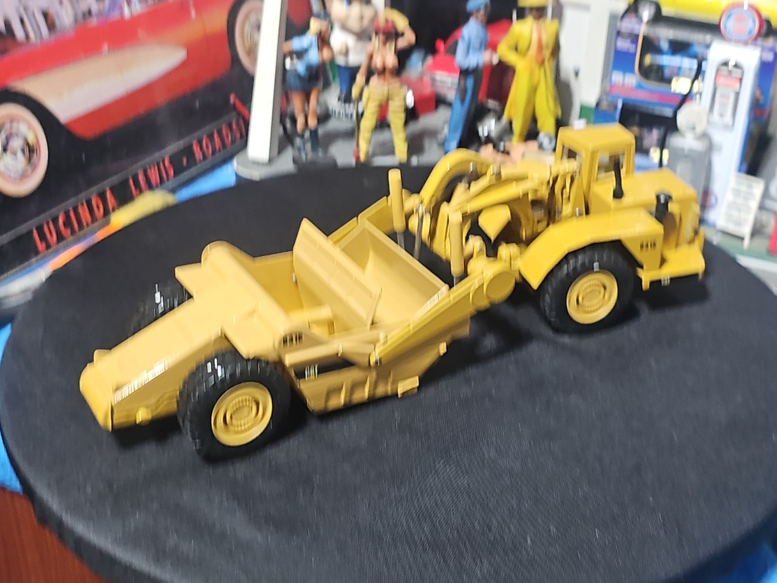 Vintage ERTL 1/50 Caterpillar Wheel Tractor SCRAPER Diecast Metal CAT 631E