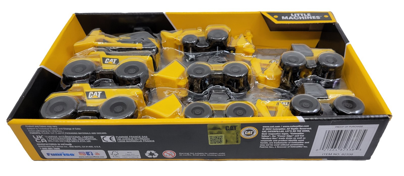 CAT Little Machines Megapack 3 inch 8-Pack Caterpillar Constuction Vehicles NEW