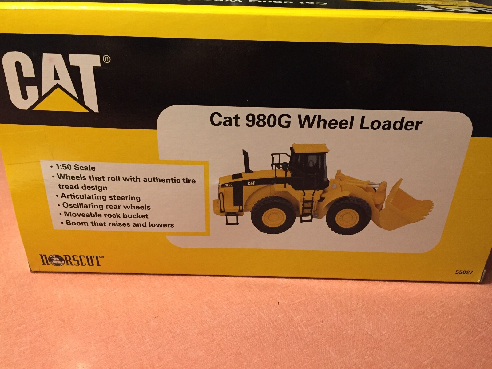 CAT 980G Wheel Loader – Norscot Models 1:50 – New In Box