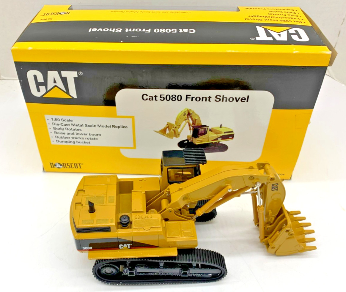 1998 Norscot Cat 5080 Front Shovel Die-Cast 1/50 Scale