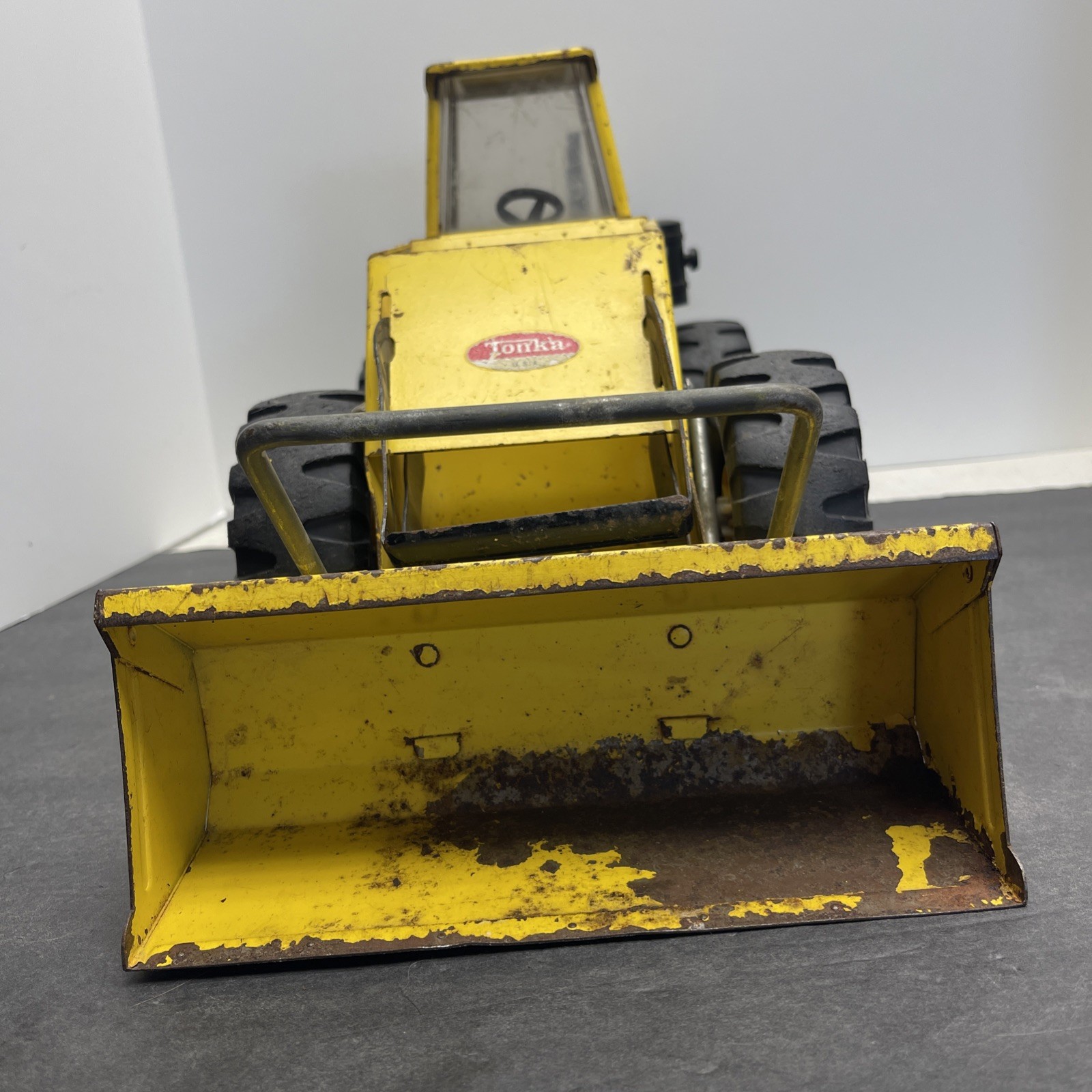 Mighty Tonka 1973-1975 Front Loader FOR PARTS OR RESTORE WORKS!!! (1849)