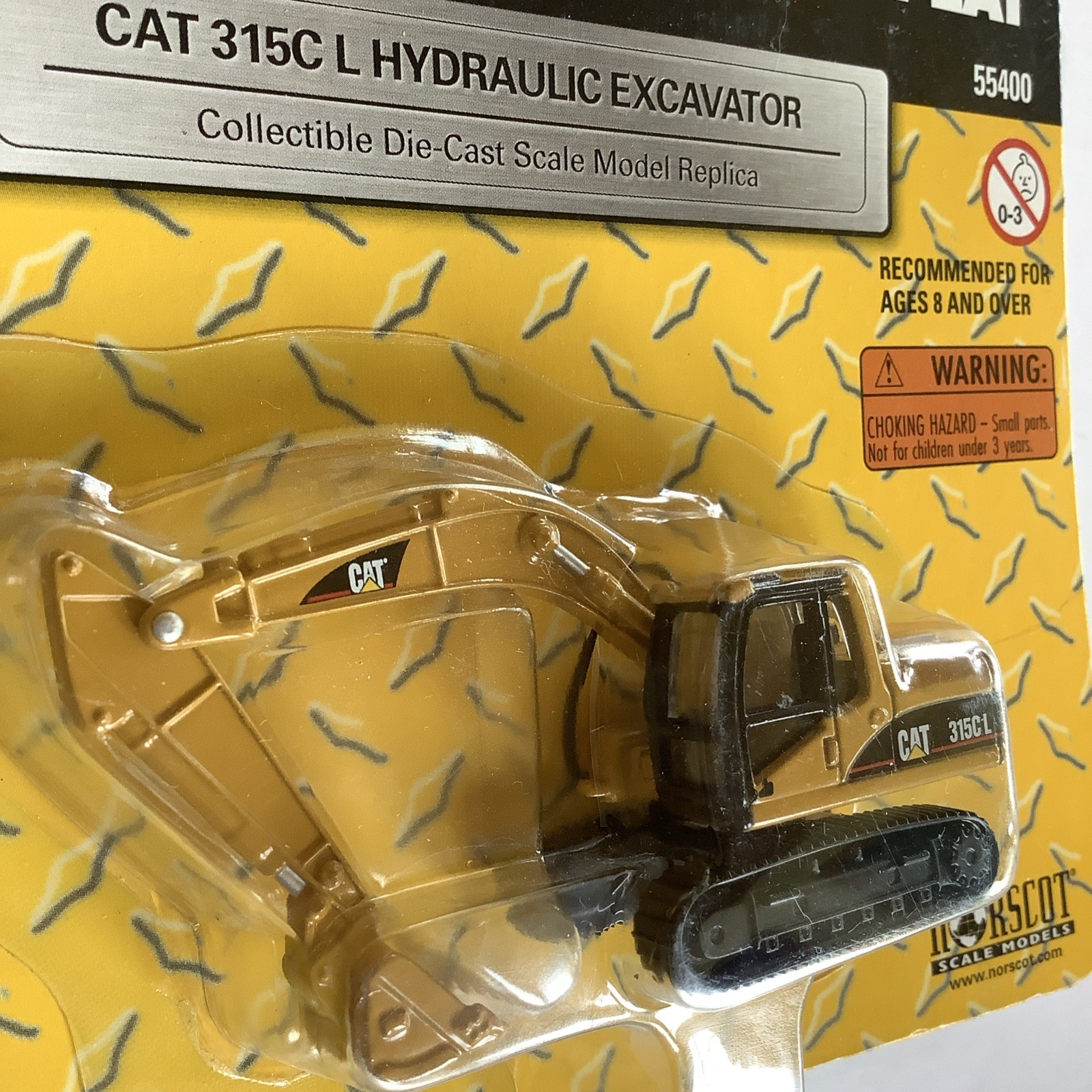 Diecast Norscot Metal 1/87 Ho Scale Cat 315C L Hydraulic Excavator 55400