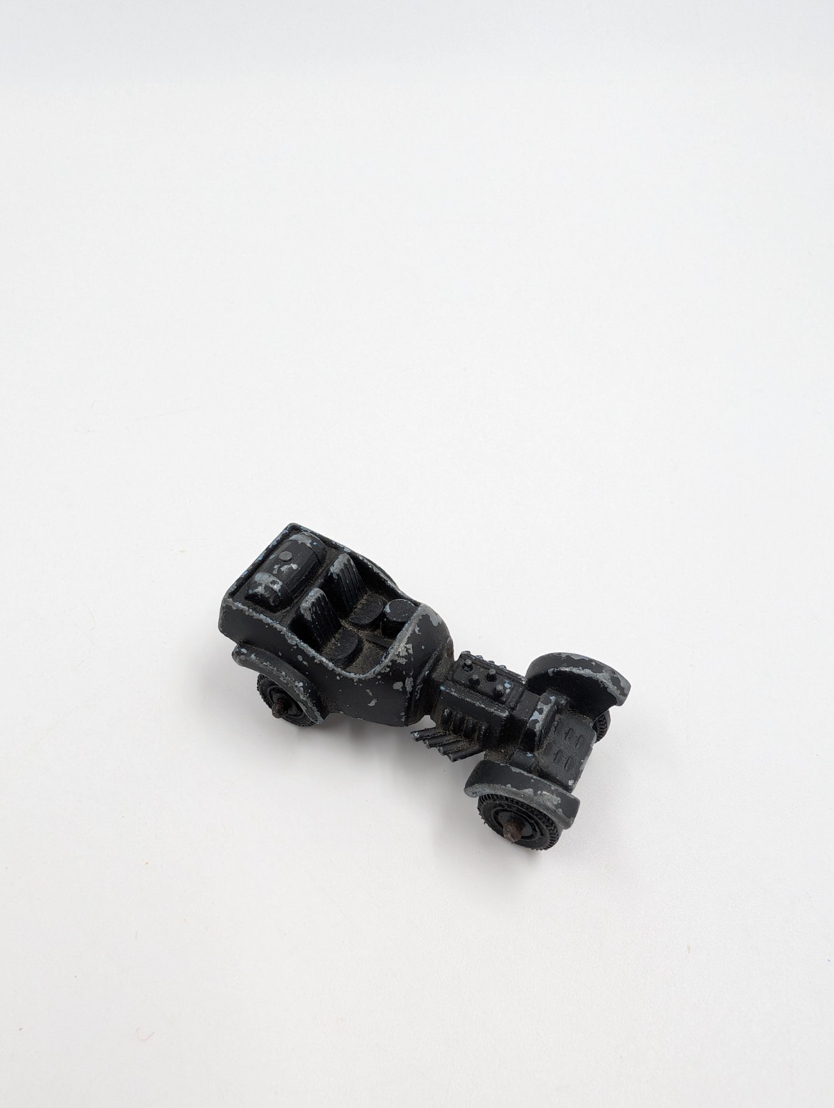VINTAGE TOOTSIE TOY USA – FORD V8 RAT ROD with BARREL TANK – Black CHICAGO IL