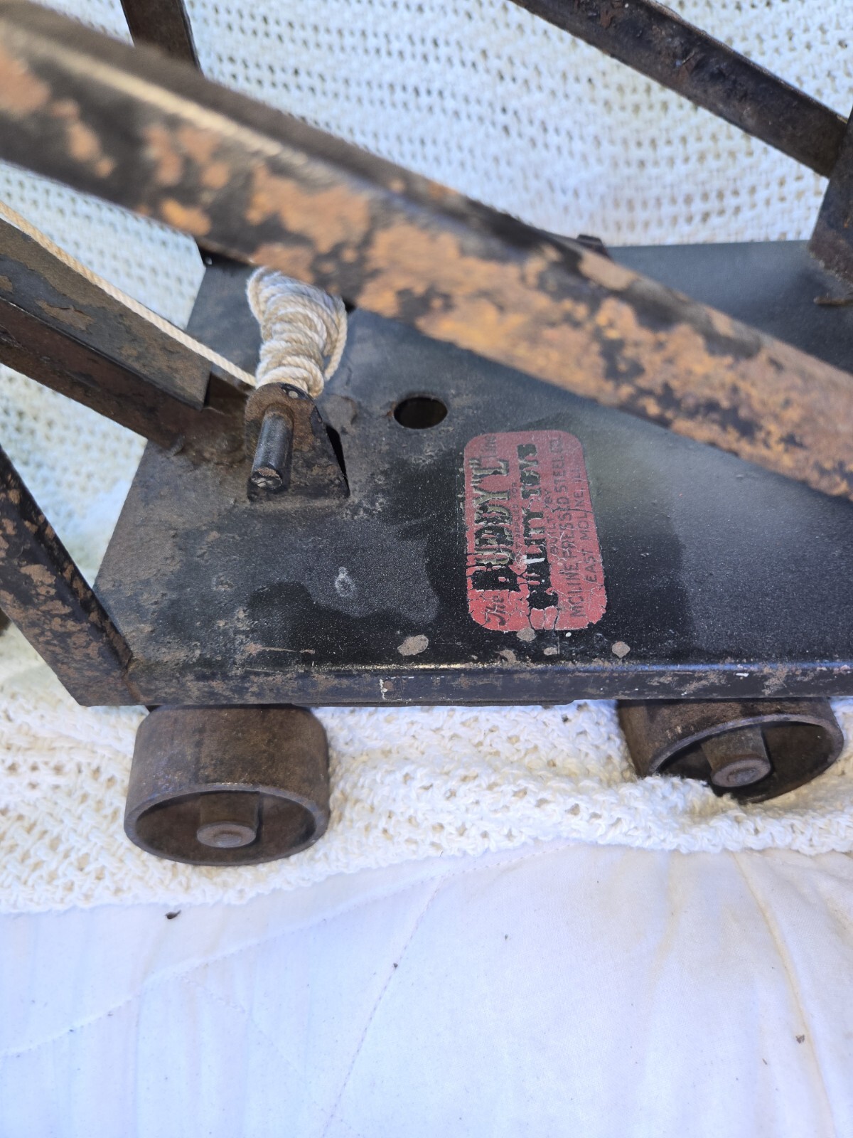 Antique Buddy L Steam Shovel Pressed Steel 1920’s Vintage Construction Toy Rare