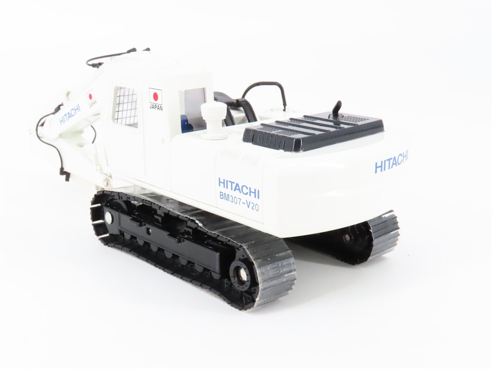 Hitachi BM307-V20 Excavator with Demining Equipment Shinsei 1:40 Scale Model New