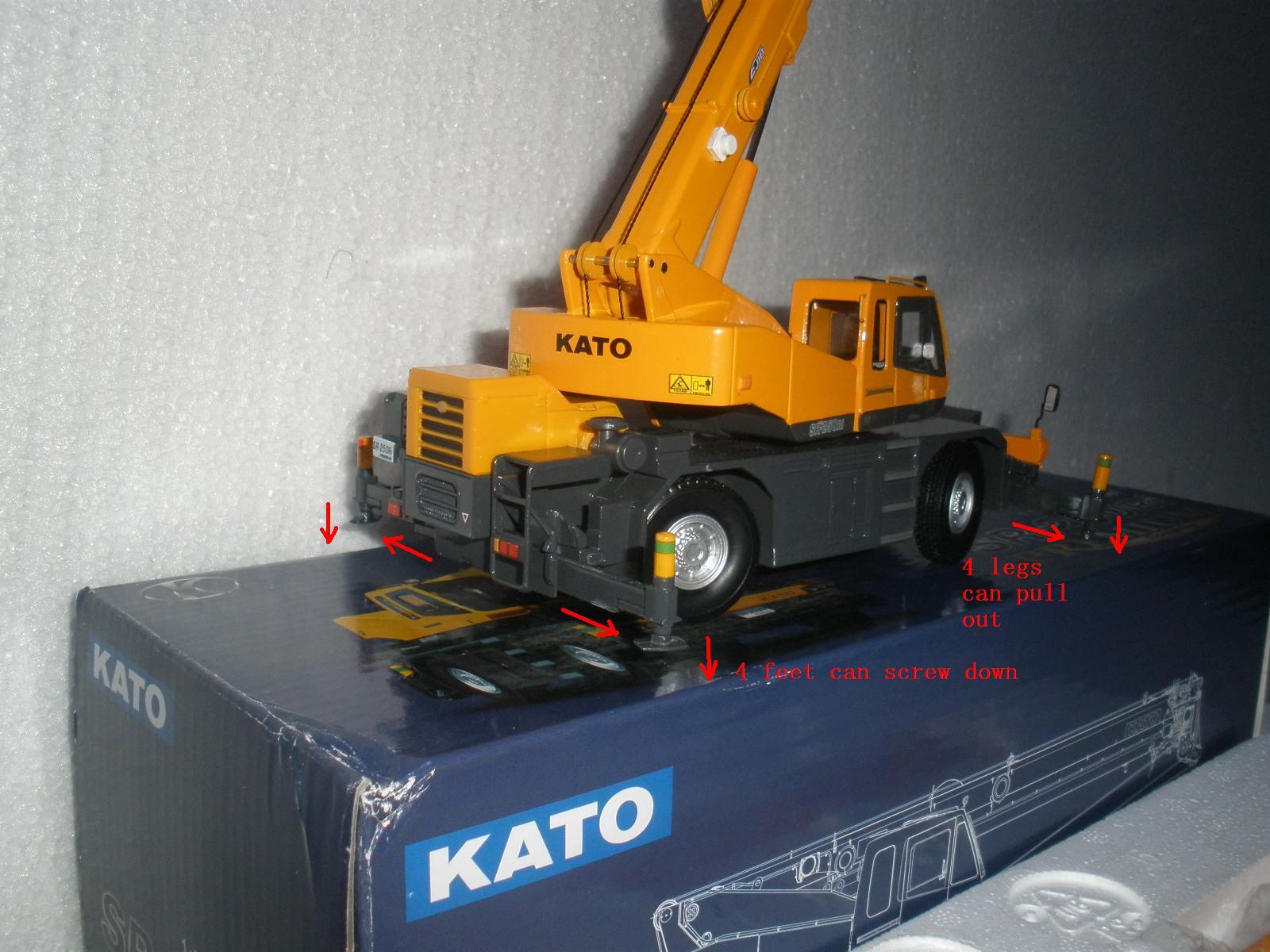 1/50 scale KATO SR-250Ri Premium Roughter Rough Terrain Off road Crane DieCast
