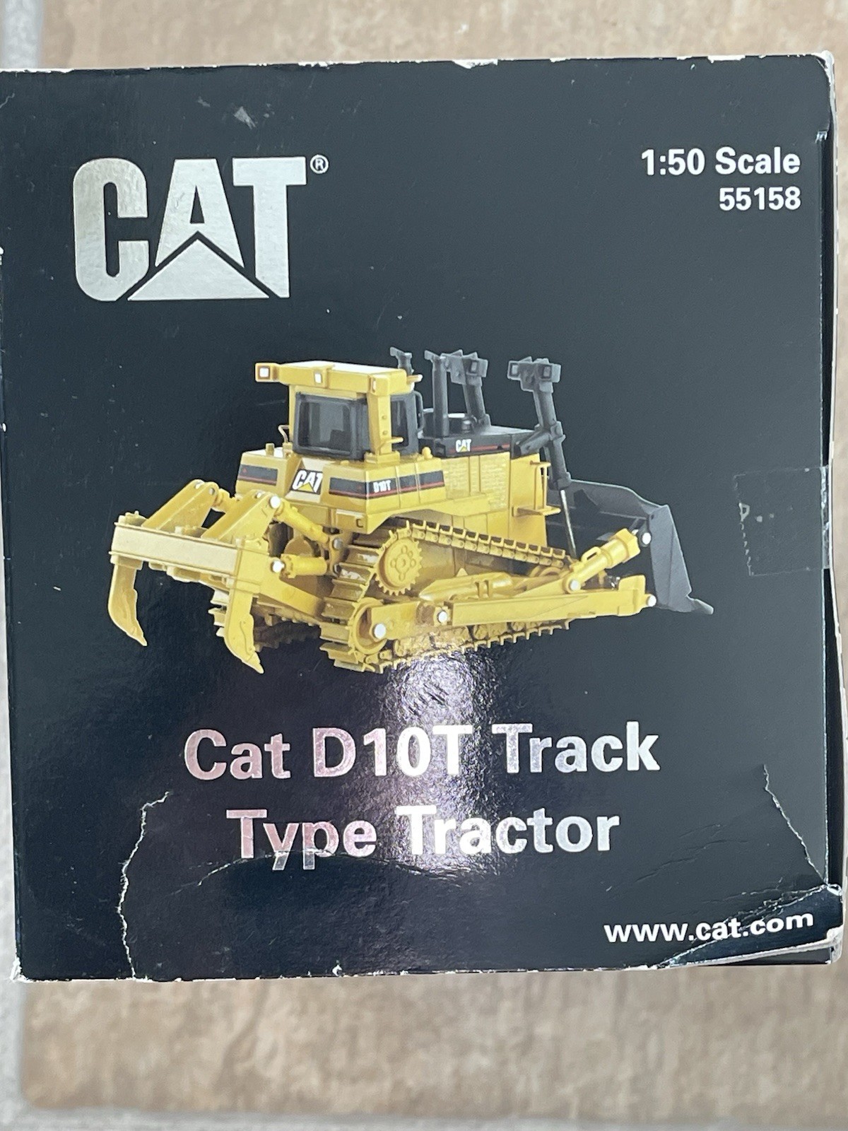 CAT D10T2 Track Type Tractor Dozer 1:50 Scale Model – Norscot 55158
