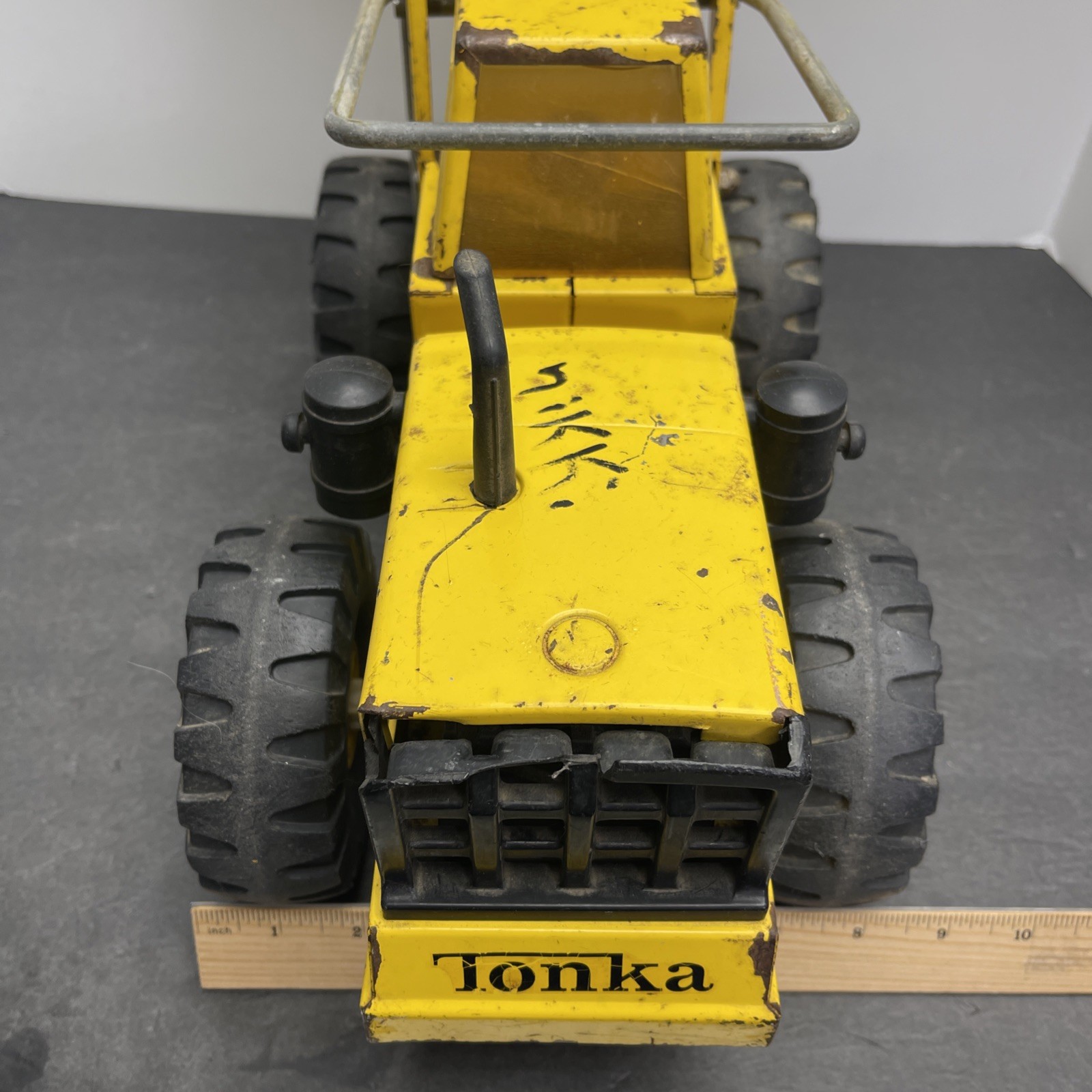 Mighty Loader Tonka 1967-1970 Front Loader (1853) For Parts Or Restoration WORKS