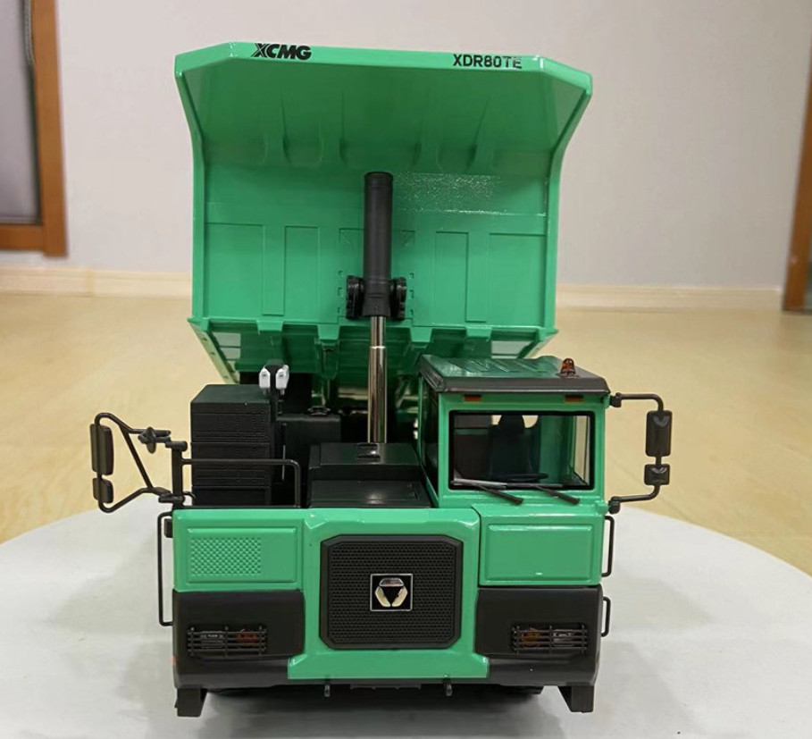 1:35 XCMG XDR80TE PURE ELECTRIC THREE AXLE RIGID Mining Dump Truck Diecast Model