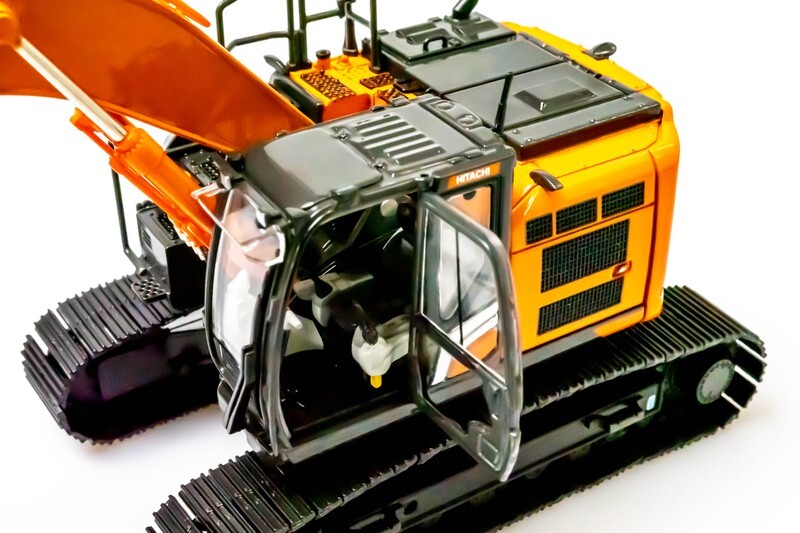 Hitachi ZX345USLC-7H Miniature Excavator 1/50 Diecast Model | Orange | Licensed