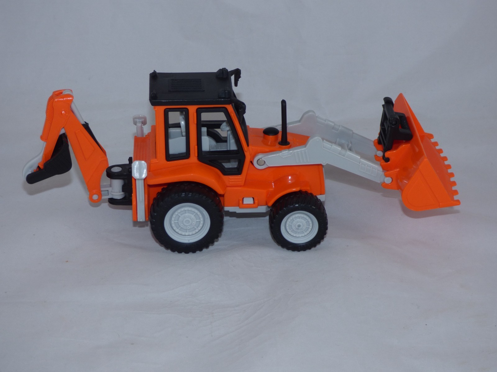 Driven by Battat Mini Orange Backhoe Loader Vehicle – Working Sounds