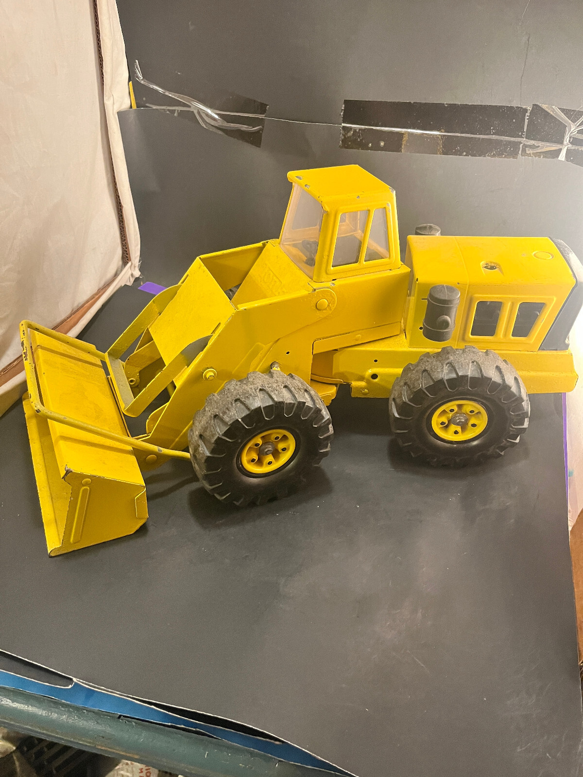 Tonka “Mighty Tonka Grader” Vintage 1970s, 24”. needs one blade