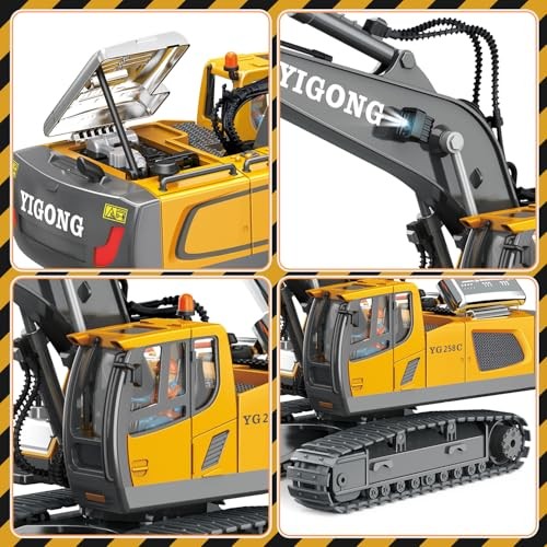 RC Bulldozer 11 Channel Dozer Light Sound 1/24 Kids Toy