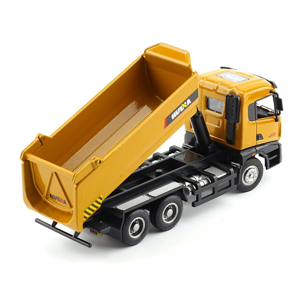 HUINA 1:50 Diecast Car Model Alloy Simulation Vehicle Die-Cast Dump Truck Boys