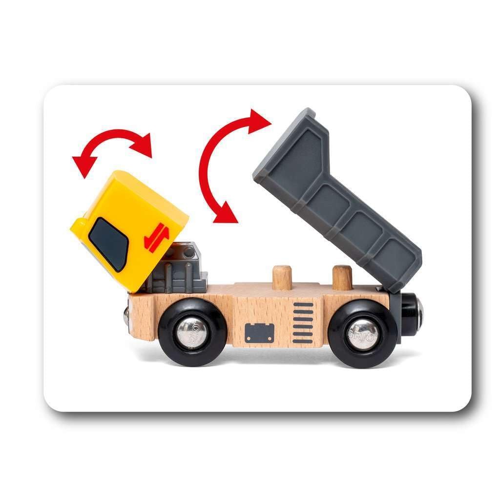Construction Vehicles – Premium Wooden Toy Train Set | Fun and Educational | …