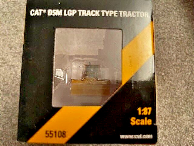 HO Model Caterpillar D5M LGP Track Type Tractor – new in box