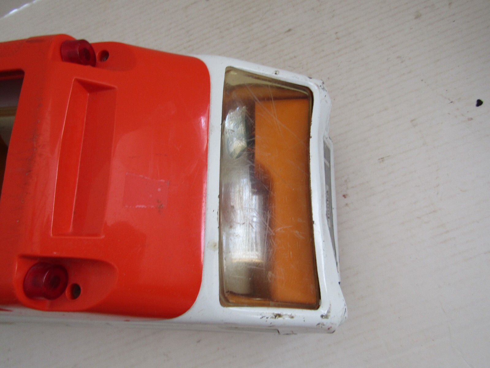 HUGE PRESSED STEEL TONKA TOY TRUCK MIGHTY AMBULANCE RESCUE EMERGENCY PARTS