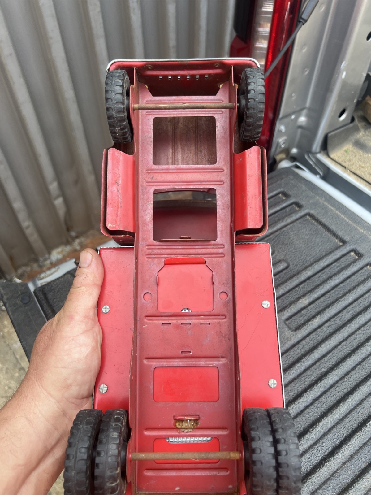 Vintage 1958 Tonka Utility Truck # 03 in catalog original condition w play wear