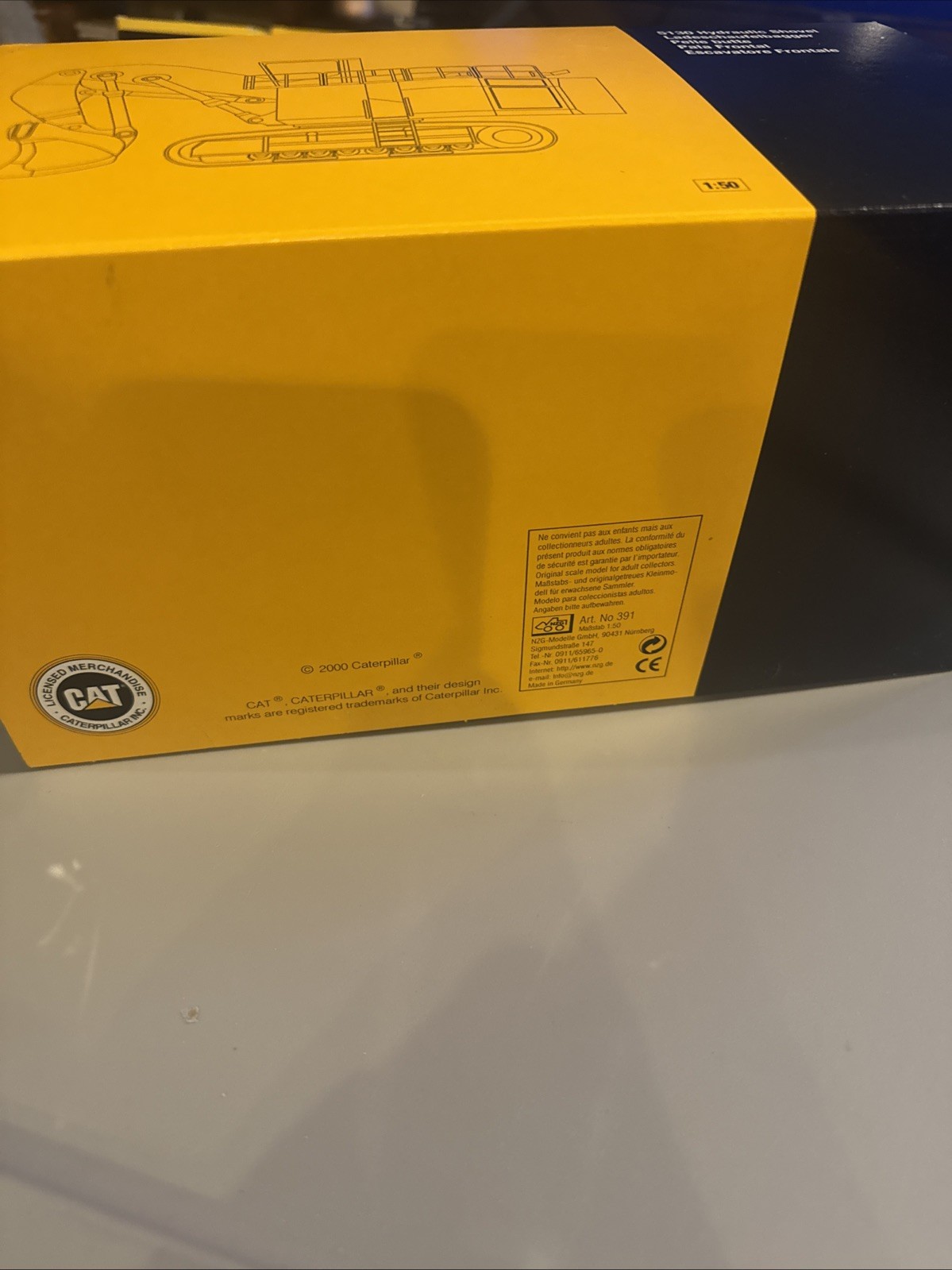 NZG 391 1:50 Cat 5130 Hydraulic Shovel NIB