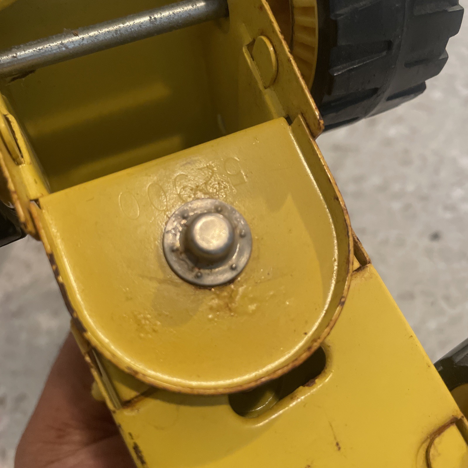 Tonka Forklift Truck # 52900 • XR-101 • Pressed Steel Metal Toy • 1970s Vintage