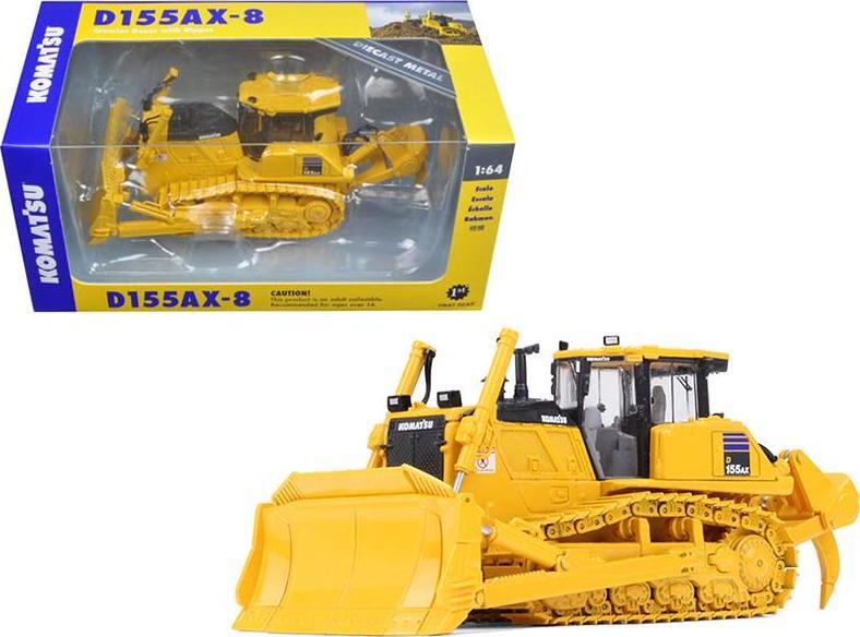 Komatsu D155AX-8 Sigmadozer with Ripper 1/64 Diecast Model by First Gear